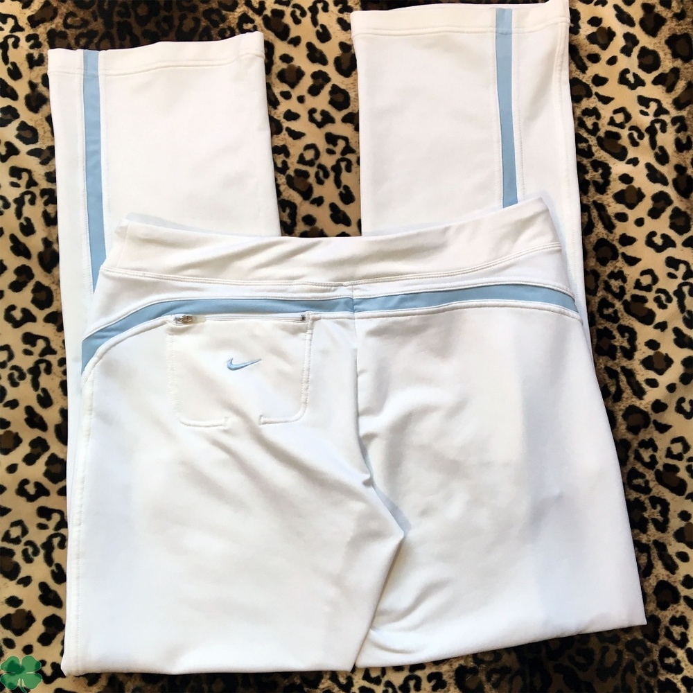 Nike Fit Dry White Athletic Pants Size L - Picture 5 of 10